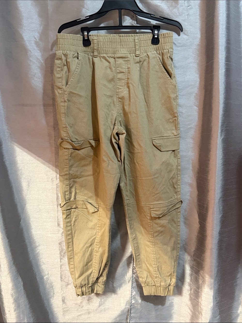 VIP Kids Khaki Cargo Jogger Sweatpants